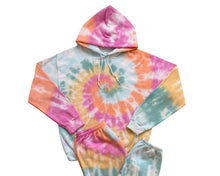 Load image into Gallery viewer, Miami Spiral Tie-Dye Travel &amp; Lounge Set
