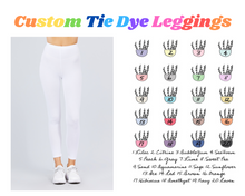 Load image into Gallery viewer, Custom Tie-Dye High Rise Leggings
