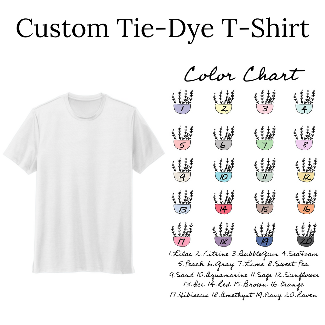 Custom Tie-Dye T-Shirt