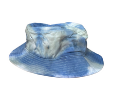 Load image into Gallery viewer, Navy Sage Tie-Dye Bucket Hat
