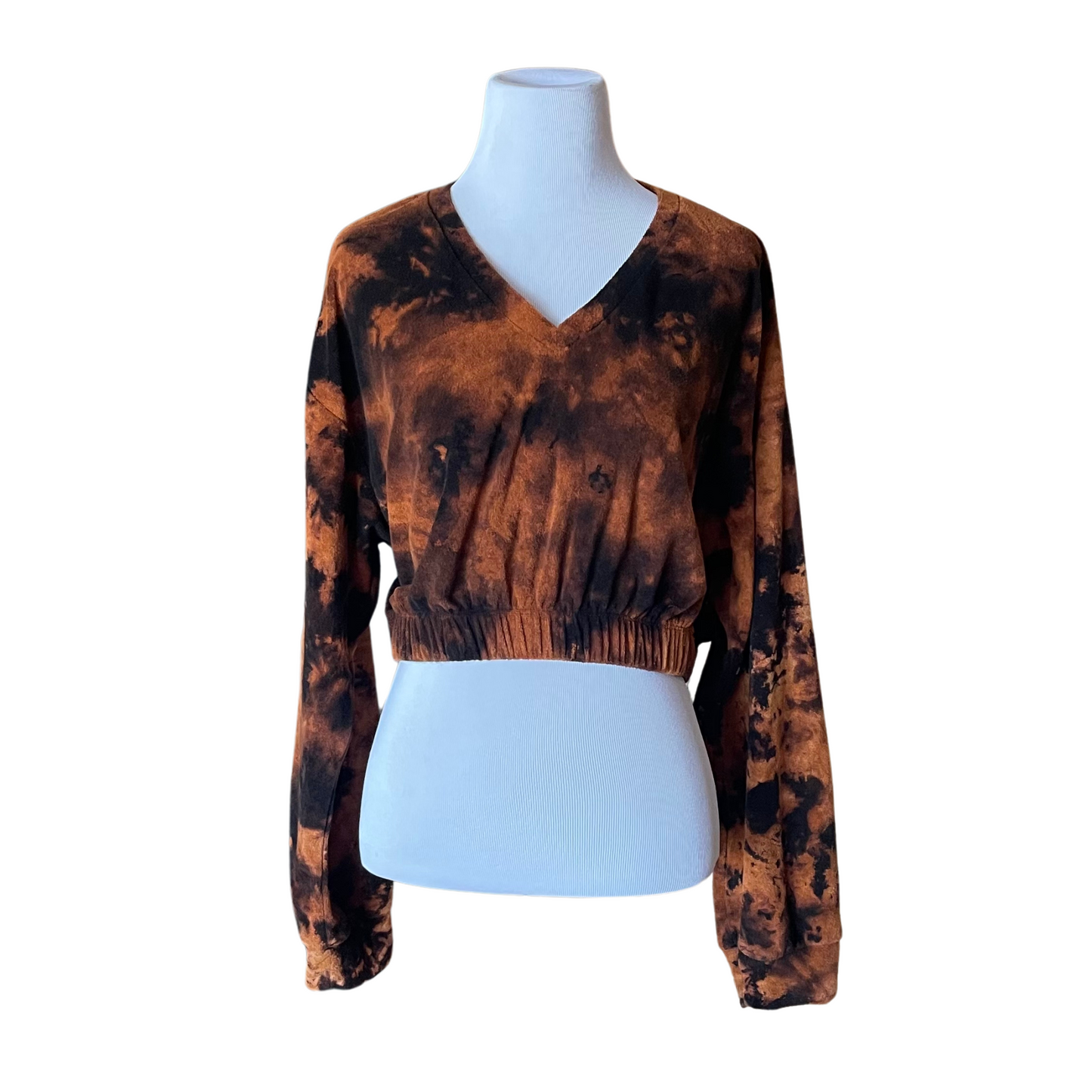 Fire Cropped Long Sleeve