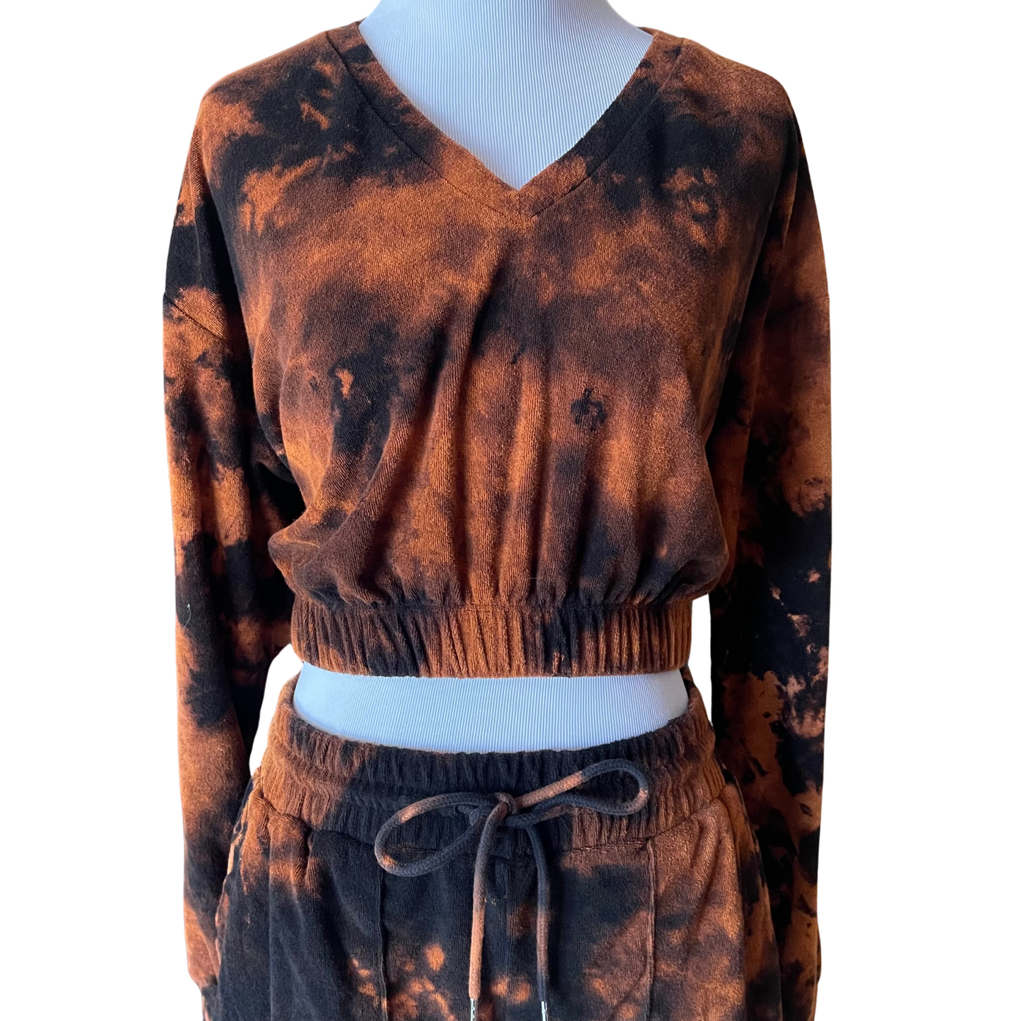 Fire Cropped Long Sleeve