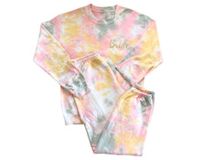 Load image into Gallery viewer, Bridal + Custom Date Tie-Dye Travel &amp; Lounge Set
