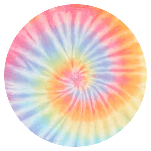 Bright Rainbow Spiral Print