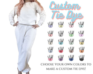 Custom Tie-Dye Sweat Set