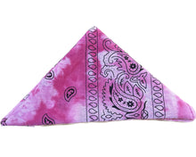 Load image into Gallery viewer, Pink Ice Tie-Dye Bandana
