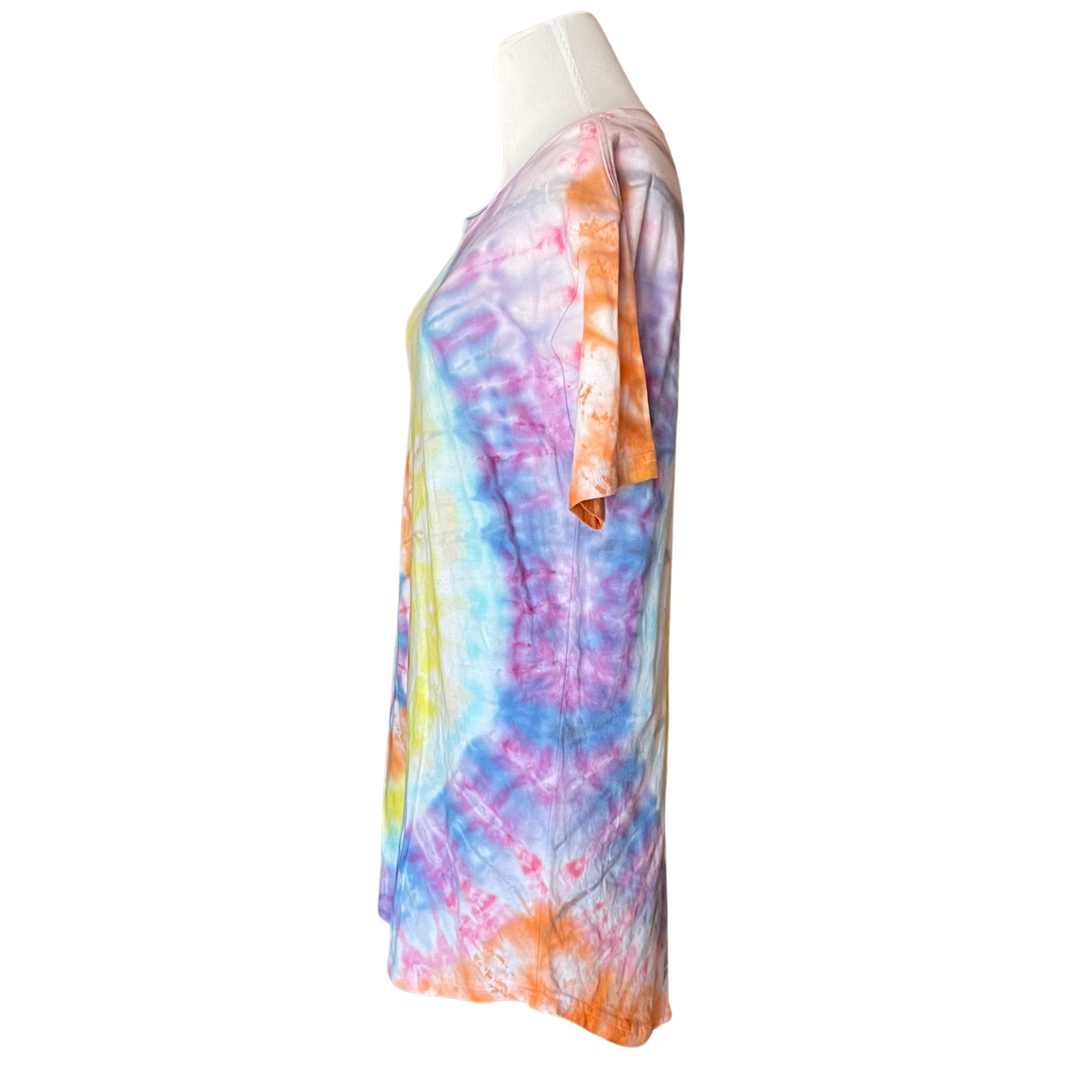 Rainbow Ice Tie-Dye Coverup/Sleep Shirt