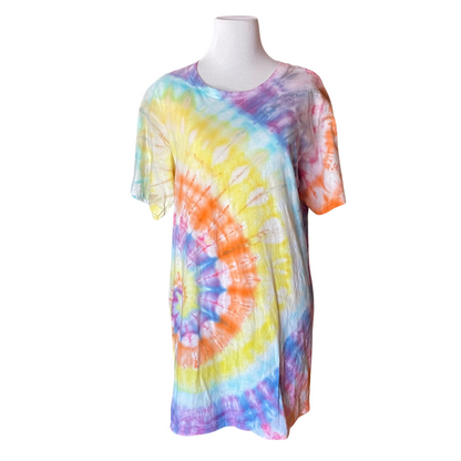 Rainbow Ice Tie-Dye Coverup/Sleep Shirt