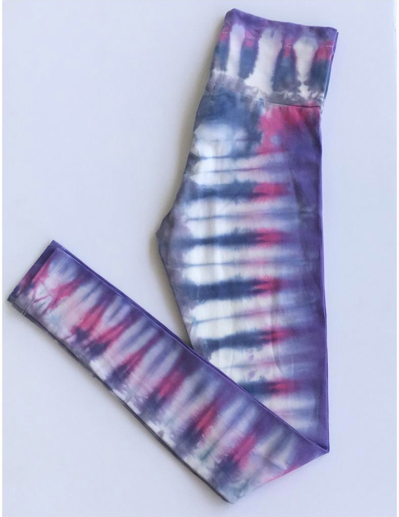 Galaxy Tie-Dye High Rise Leggings