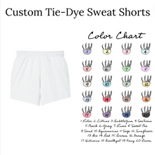 Load image into Gallery viewer, Custom Tie-Dye Sweat Shorts

