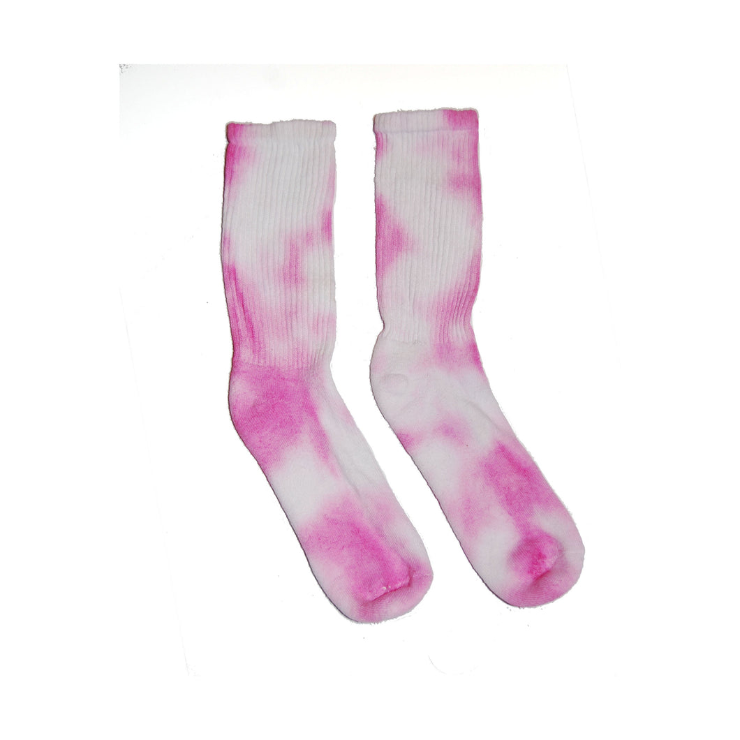 Pink Dream Tie-Dye Socks