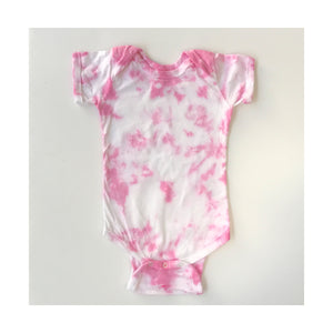 Pink Dream Tie-Dye Baby Onesie