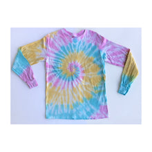 Load image into Gallery viewer, Summer Bummer Spiral Tie Dye Long Sleeve
