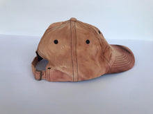 Load image into Gallery viewer, Rust Tie Dye Hat | Hand Dyed Baseball Cap | Tie Dye
