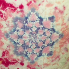 Load image into Gallery viewer, Rose Petal Mandala Tie Dye Organic Swaddle Blanket
