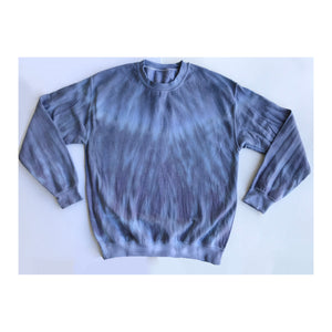 Tie Dye Sweatshirt | Hand Dyed Sweatshirt, Handmade Tie Dye, Soft Sweatshirt, Tie Dye, Gift for Him, Gift for Her, Blue Tie Dye - Horizon