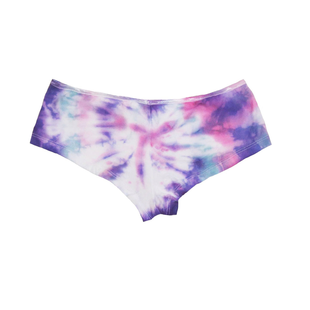 Mermaid Spiral Tie-Dye Shorts