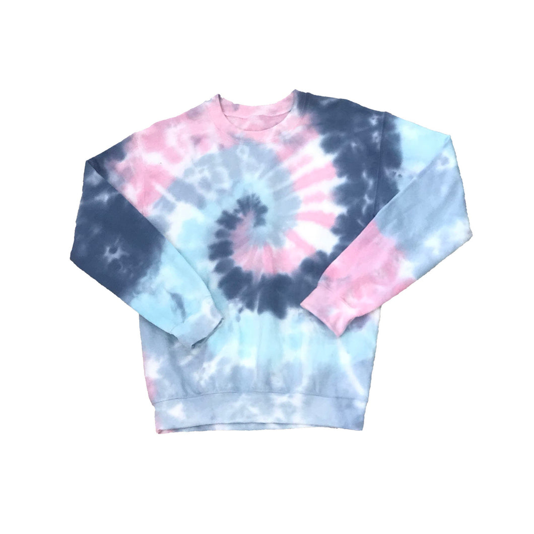 Ethereal Spiral Tie-Dye Sweatshirt