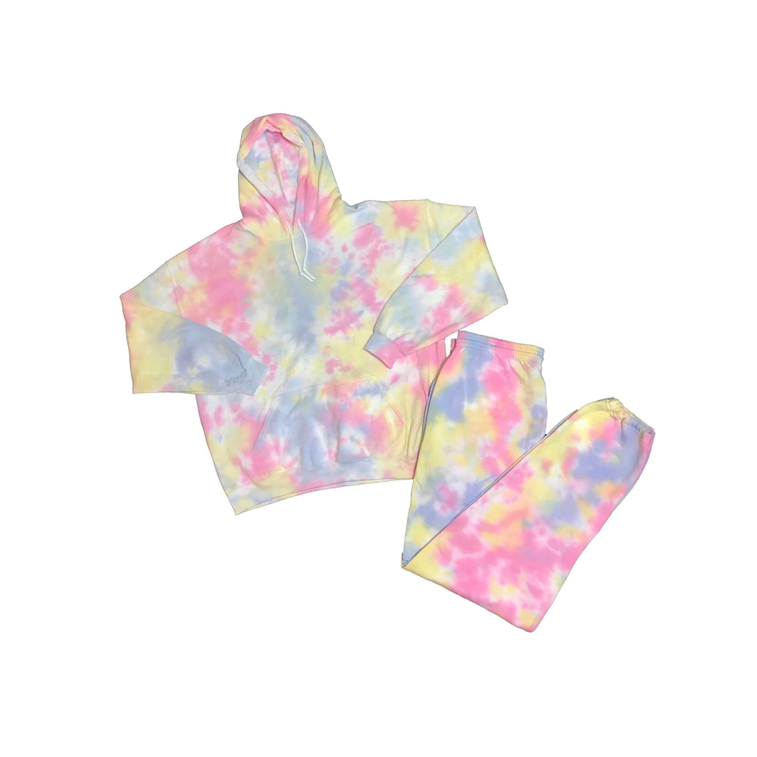 Extended Sizing Tie Dye Travel/Lounge Set - 2X-4X All Styles