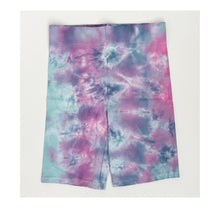 Load image into Gallery viewer, Mermaid Tie-Dye Biker Shorts, Organic Cotton
