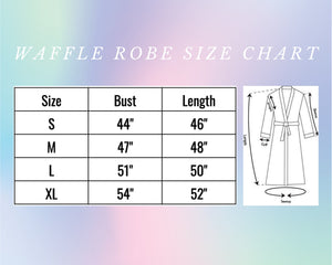 Sundial Tie-Dye Long Waffle Robe