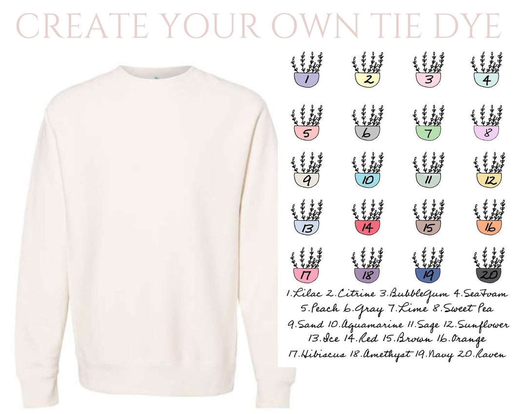 Create Your Own Tie-Dye Sweatshirt