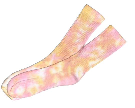 Lemonade Tie-Dye Socks